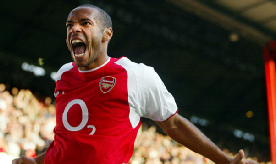 Thierry Henry was Arsenal Player of the Month October 2003